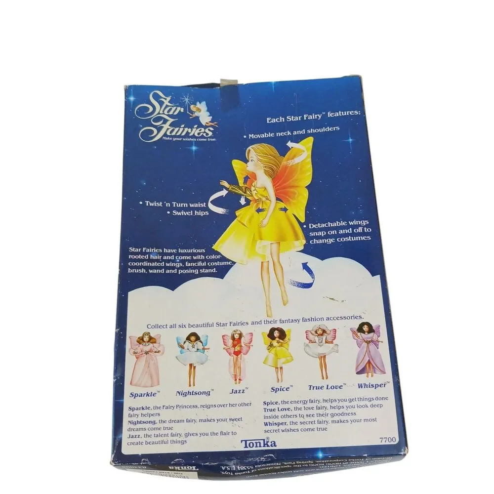 Tonka Star Fairies Nightsong African American Doll New 1985 Vintage NOS